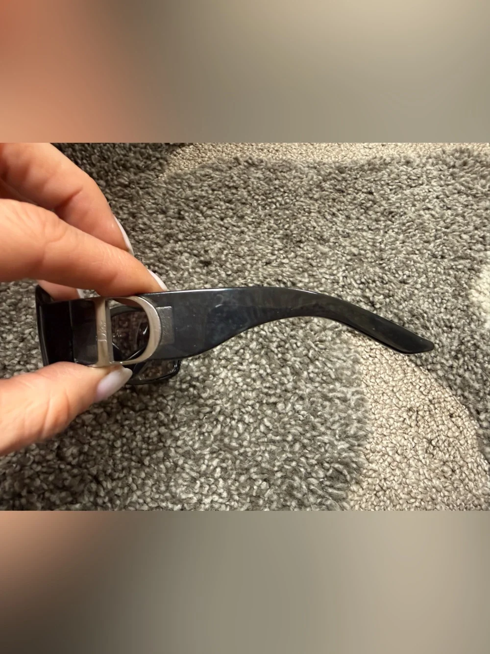 Dior Vintage Gray/Blue Sunglasses - Picture 5 of 7